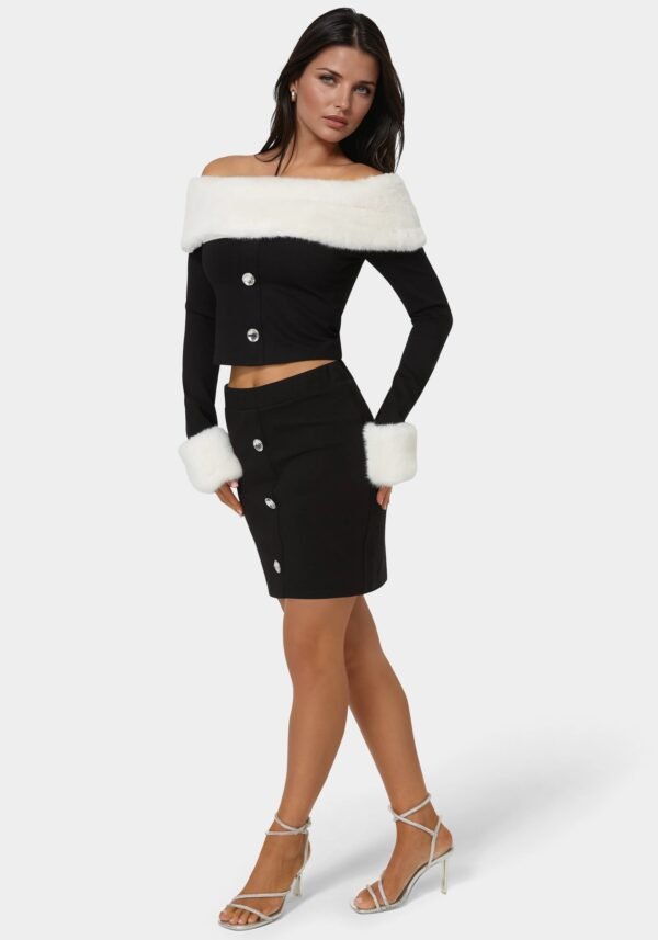 7skn0242be_black_4_d329103f-65ed-4188-8291-187c2db15520 Off Shoulder Removable Faux Fur Set